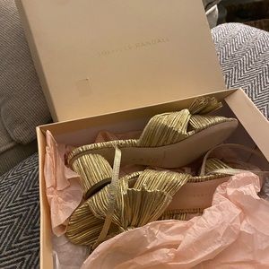Loeffler Randall Dahlia Knotted Sandals size 6.5 with box